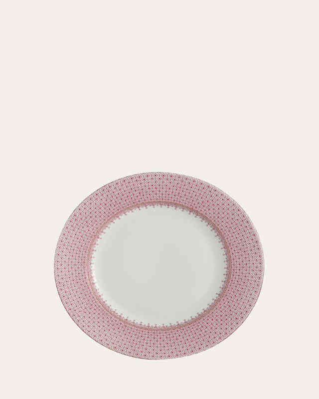 Pink Lace Dinner Plate